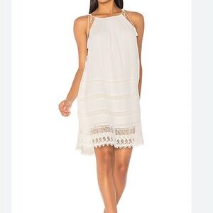 White Summer Lace Coverup Dress